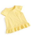 FIRST IMPRESSIONS BABY GIRLS CAP SLEEVE T SHIRT, CREATED FOR MACY'S