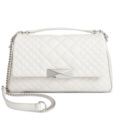 Inc International Concepts Bajae Diamond Quilted Shoulder Bag, Created For Macy's In Bone