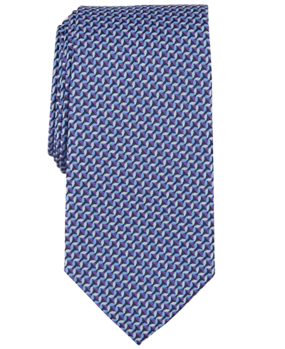 Perry Ellis Men's Haine Mini-chevron Tie In Purple
