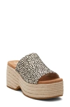 Toms Lailam Espadrille Platform Slide Sandal In Natural