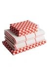 BAINA ESSENTIAL 5-PIECE BATH TOWEL, HAND TOWEL & BATH MAT SET