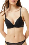 Etam Panama Underwire Plunge Push-up Bra In Black