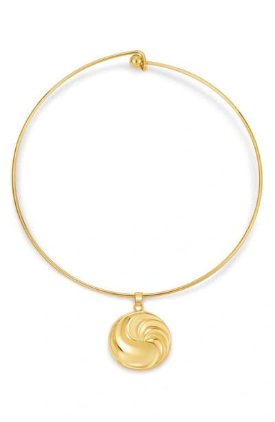 Luv Aj Leila Choker Necklace In Gold