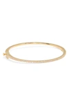 NORDSTROM DELICATE CUBIC ZIRCONIA ETERNITY BANGLE