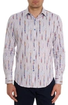 Robert Graham Shipping Lines Long Sleeve Button Down Shirt In Blue Multi