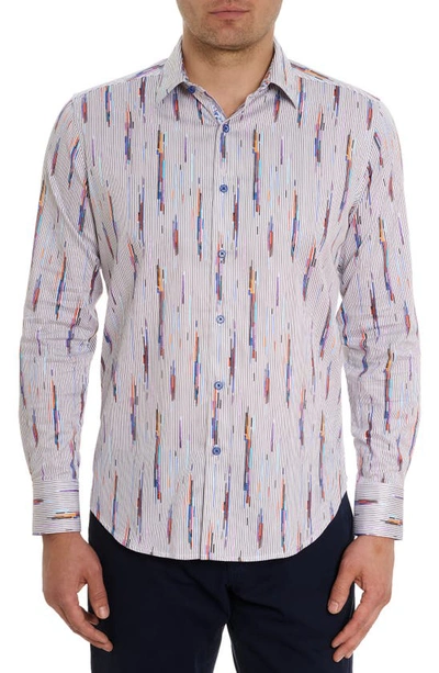 Robert Graham Shipping Lines Long Sleeve Button Down Shirt In Multi