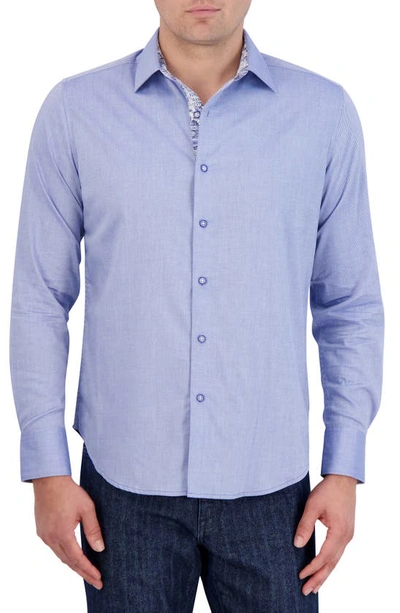 ROBERT GRAHAM CLASSIC FIT SOLID COTTON BUTTON-UP SHIRT