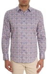 Robert Graham Caracas Long Sleeve Button Down Shirt In Blue Multi