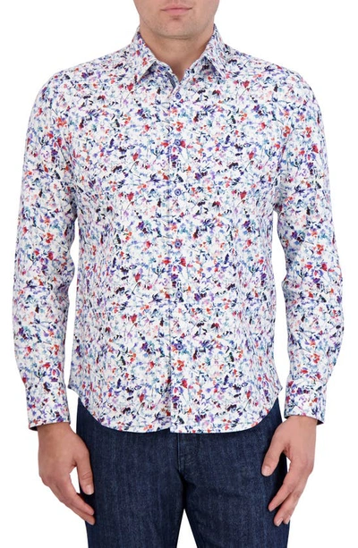 Robert Graham Bavaro Cotton Blend Classic Fit Button Down Shirt In Multi