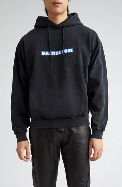 MARTINE ROSE GENDER INCLUSIVE BLOW YOUR MIND COTTON GRAPHIC HOODIE