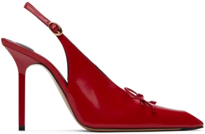 Jacquemus Les Slingbacks Cubisto H In Red