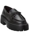 JIMMY CHOO BRYER LEATHER LOAFER
