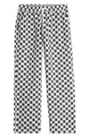 SERVICE WORKS CHECKERBOARD ORGANIC COTTON CANVAS CHEF PANTS