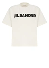 JIL SANDER JIL SANDER T-SHIRTS AND POLOS WHITE