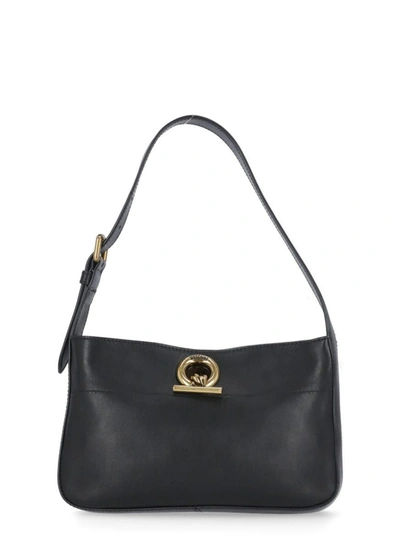 Moschino Shoulder Bag With Logo In Black