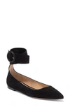 GIANVITO ROSSI ANKLE STRAP POINTED TOE FLAT