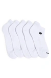 Shop Z By Zella Sport 5-pack Tab Back Socks In White