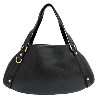 Gucci Abbey Black Pony-style Calfskin Tote Bag ()
