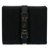 GUCCI GUCCI JACKIE BLACK CANVAS WALLET  (PRE-OWNED)