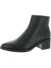 ECCO SHAPE 35 WOMENS LEATHER EMBOSSED ANKLE BOOTS