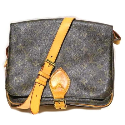 Pre-owned Louis Vuitton Cartouchière Brown Canvas Shopper Bag ()