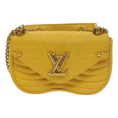 Pre-owned Louis Vuitton New Wave Yellow Leather Shoulder Bag ()