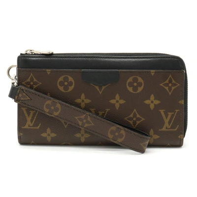Pre-owned Louis Vuitton Zippy Brown Leather Wallet  ()