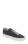 Common Projects Navy Achilles Contrast Bumpy Sneakers In 4928 Navy