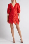 ADELYN RAE ADELYN RAE HARPER LACE MINIDRESS