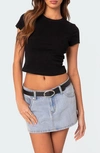 Edikted Women's Better Basics Cropped T Shirt In Black