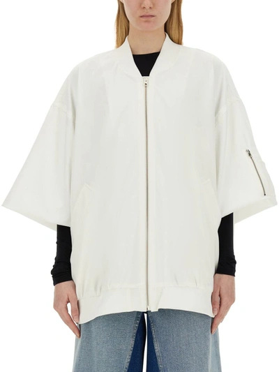 Mm6 Maison Margiela Oversize Fit Jacket In White