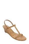 VANELI MOHAN T-STRAP WEDGE SANDAL