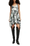 ALLSAINTS CAVARLY VALLEY FLORAL TIERED DRESS