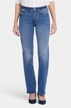 Nydj Marilyn High Waist Straight Leg Jeans In Blue Island