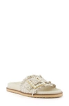 Dune London Leilah Leather Sandal In Ecru