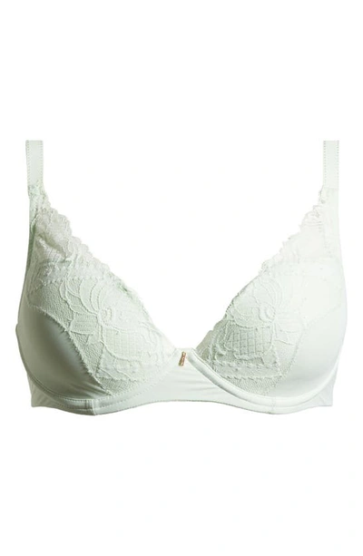 Chantelle Lingerie Orangerie Dream Plunge T-shirt Bra In Green Lily-0e