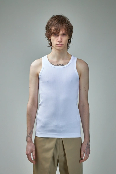 Givenchy Xslim Tank Top Sleeveless In Bianco