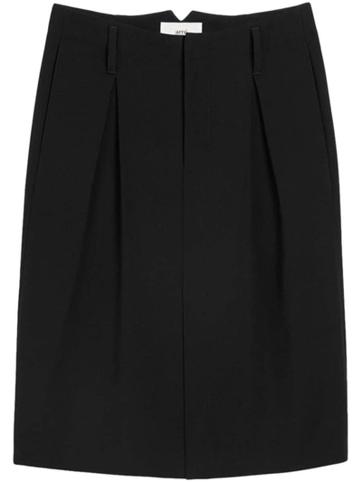Ami Alexandre Mattiussi Ami Paris Skirts In Black