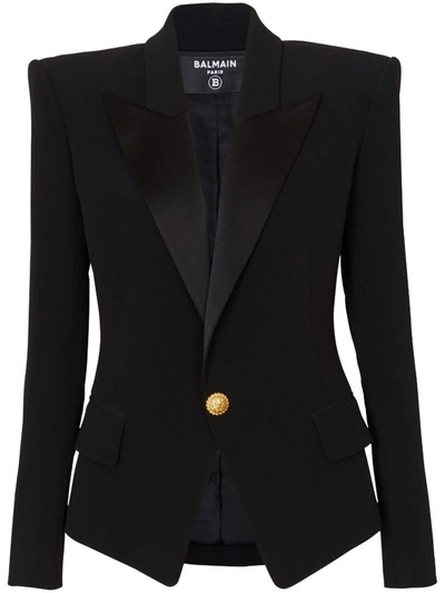 Balmain Jackets In Black