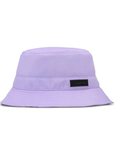 Ganni Hats In Light Lilac
