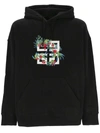 Givenchy Slim Fit Hoodie Dragon In Black