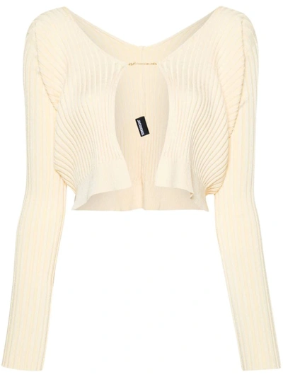 Jacquemus Sweaters In Light Yellow 2