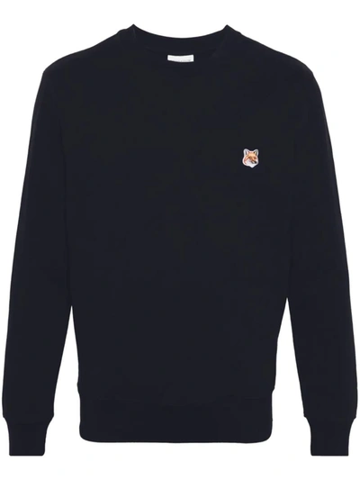 Maison Kitsuné Maison Kitsune' Jumpers Blue In Ink Blue