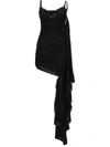 Mugler Dresses In Black