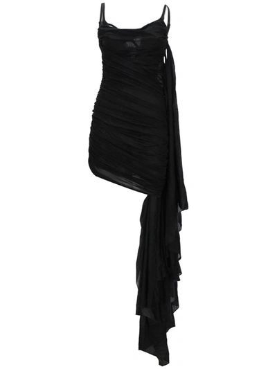 Mugler Dresses In Black
