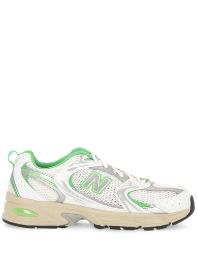 New Balance Sneakers In White/lime