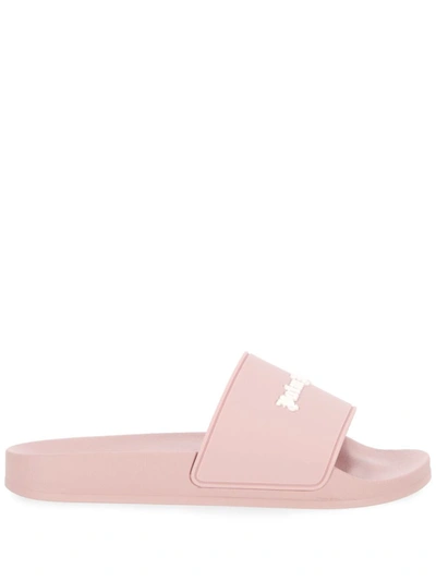 Palm Angels Sandals In Pink White
