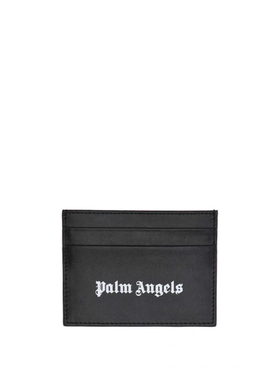 Palm Angels Wallets In Black Whit