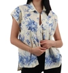 Twinset Twin-set Shirts In Avorio/blue