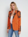 L AGENCE CHAMBERLAIN BEADED BLAZER